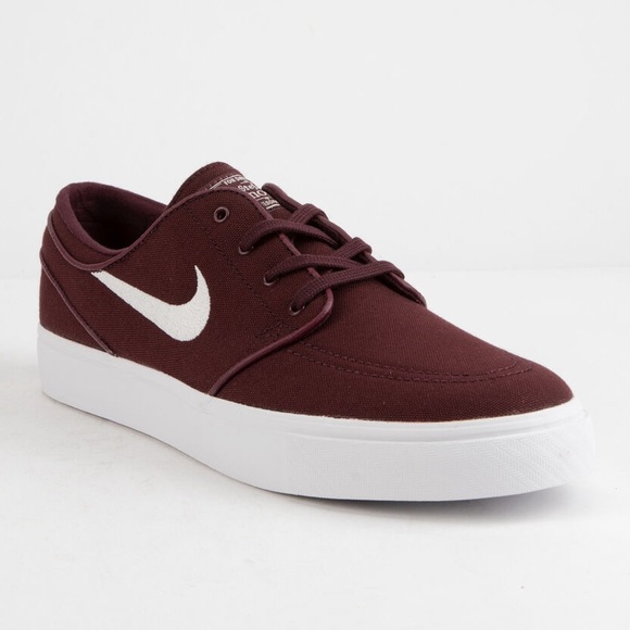 Nike Other - NIKE SB Zoom Stefan Janoski Canvas Burgundy Crush & Phantom White Men’s Size 9.5